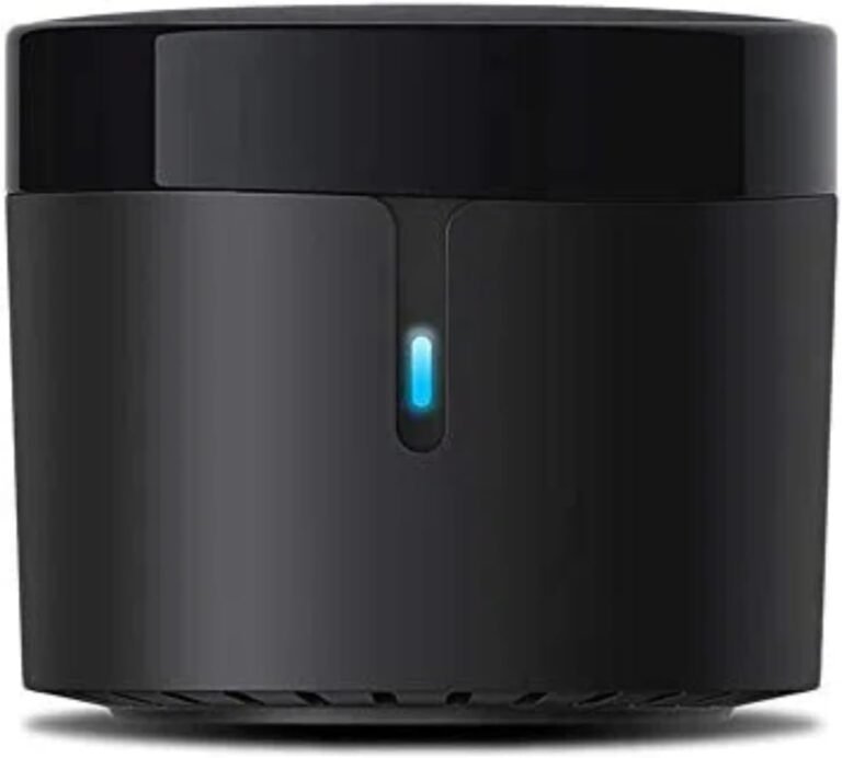 Broadlink RM4 Mini Smart Remote(2.4GHz Wi-Fi Only)- IR Blaster Hub for Smart Home Automation, Infrared TV Air Conditioner Remote Replacement Compatible with Alexa, Google Assistant, IFTTT