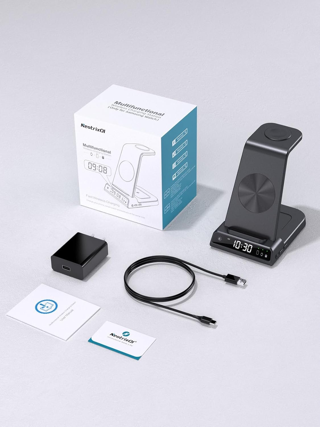 Wireless Charger for Samsung Charging Station, 3 in 1 Android Phone Charger for Samsung Galaxy S25 Ultra/S24 Ultra/S23/Flip7, Galaxy Watch 8/8 Classic/Ultra/7/6/5, Galaxy Buds 3 Pro/3 - Image 9