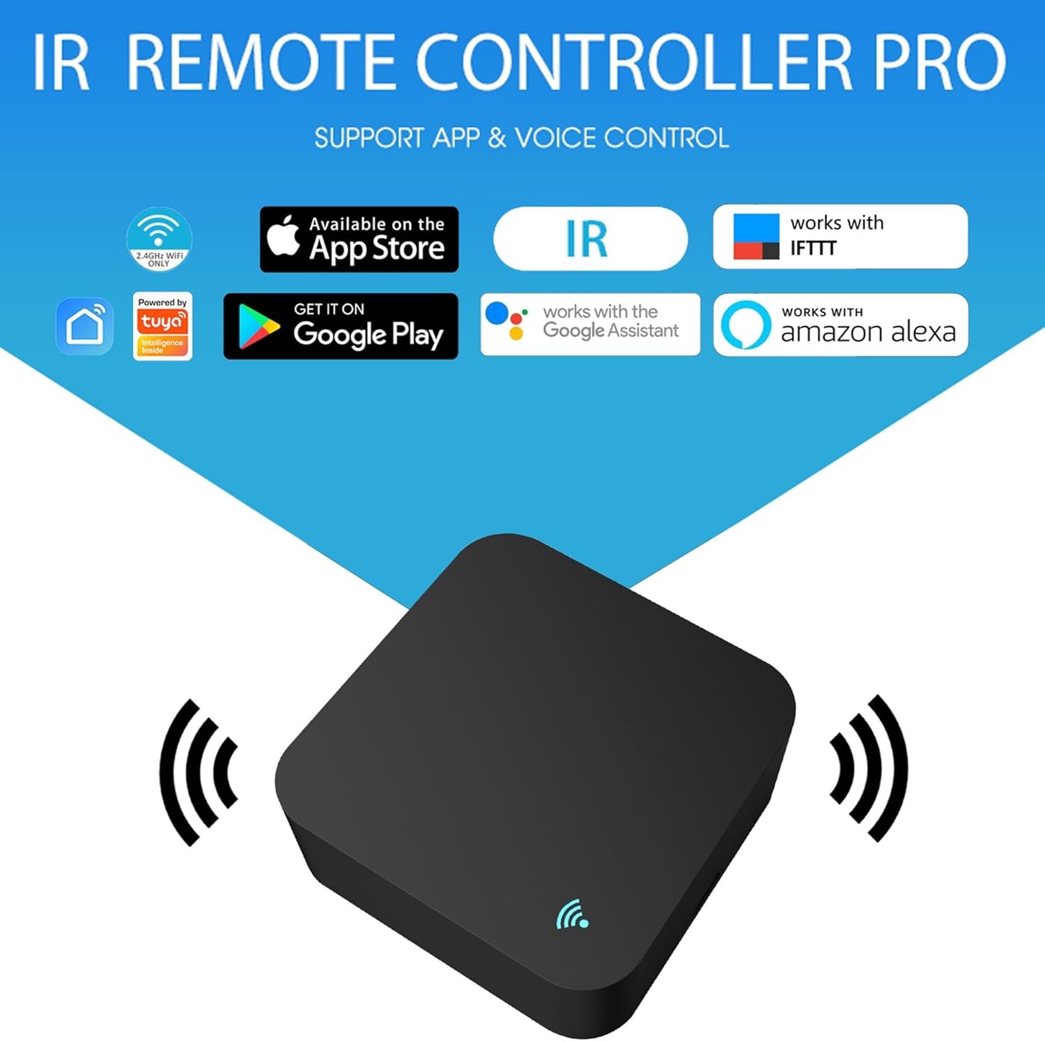 WiFi Universal IR Remote Control,Tuya Smart Hub 360° Remote Control,Alexa Compatible Universal Remotes,Google Home for Home Automation,TV - Image 2