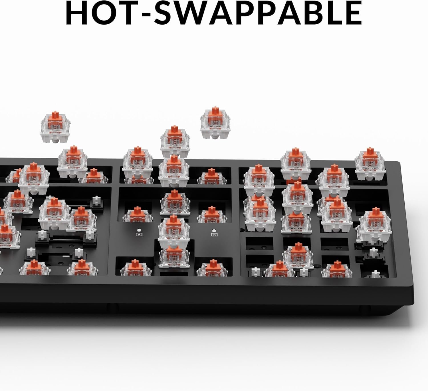 Keychron K10 Pro Wireless Custom Mechanical Keyboard, QMK Programmable Bluetooth 100% Layout with Silent Red Switch White Backlight Compatible with Mac Windows Linux - Image 5