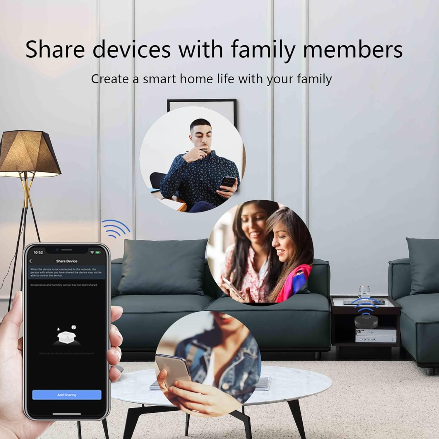 WiFi Universal IR Remote Control,Tuya Smart Hub 360° Remote Control,Alexa Compatible Universal Remotes,Google Home for Home Automation,TV - Image 6